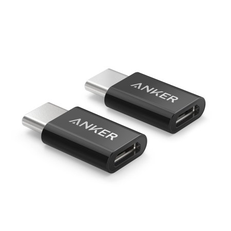0848061037371 - ANKER USB-C TO MICRO USB ADAPTER, CONVERTS USB TYPE-C INPUT TO MICRO USB, USES 56K RESISTOR, WORKS WITH MACBOOK, CHROMEBOOK PIXEL, NEXUS 5X, NEXUS 6P, NOKIA N1, ONEPLUS 2 AND MORE