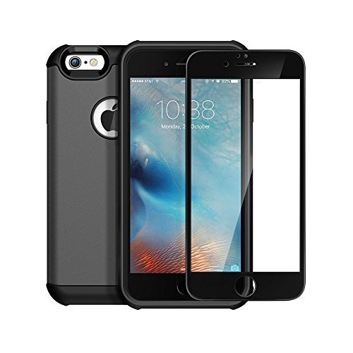 0848061070361 - ANKER TOUGHSHELL & GLASSGUARD+ COMBO FOR IPHONE 6 / 6S, HIGH-PROTECTION CASE FOR IPHONE 6 / 6S WITH CUSTOM-DESIGNED TEMPERED-GLASS SCREEN PROTECTOR, FULL PHONE PROTECTION (GUNMETAL)