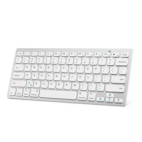 0848061088953 - ANKER BLUETOOTH ULTRA-SLIM KEYBOARD FOR IPAD AIR 2 / AIR, IPAD PRO, IPAD MINI 4 / 3 / 2 / 1, IPAD 4 / 3 / 2, GALAXY TABS AND OTHER MOBILE DEVICES (WHITE)