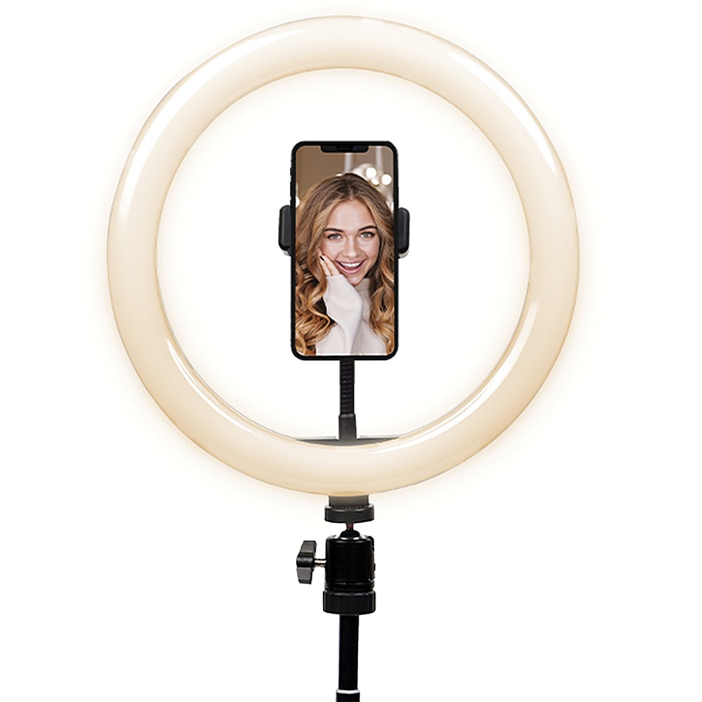 0848116028781 - CYGNETT - V-PRO 10-INCH RING LIGHT WITH TRIPOD AND BLUETOOTH REMOTE