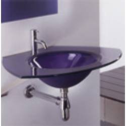0848130022154 - WHITEHAUS COLLECTION WHECOLOOM NEW GENERATION ECOLOOM TRAPEZOIDAL BATHROOM SINK SINK FINISH: YELLOW