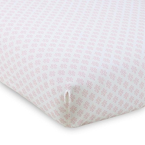 0848336075015 - LEVTEX BABY BABY ELY FITTED SHEET - PINK