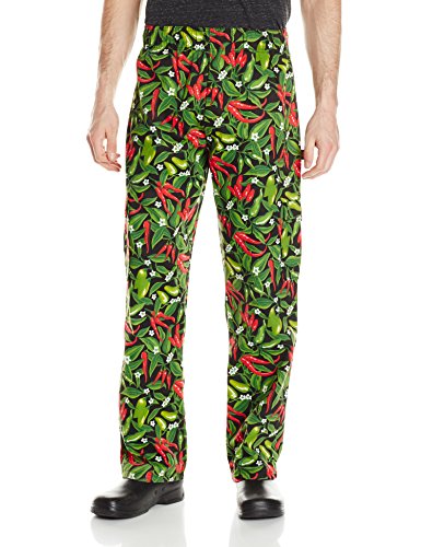 0848358005601 - DICKIES MEN'S THE CARGO COLLECTION CHEF PANT, CHILI PEPPER, X-LARGE