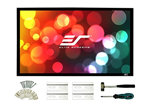0848448021641 - ELITE SCREENS SABLE FRAME 2, 120-INCH 16:9, FIXED FRAME HOME THEATER PROJECTION PROJECTOR SCREEN, ER120WH2