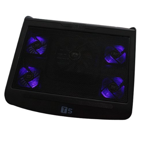 0848454028344 - AGPTEK® USB POWERED AND LAPTOP COOLING COOLER PAD WITH 5 BUILT-IN FANS FOR LAPTOP COMPUTER NOTEBOOK