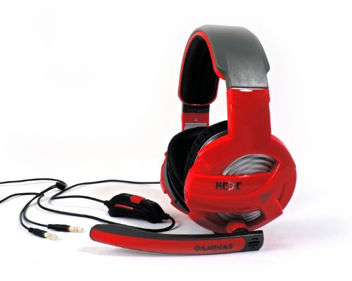0848475000848 - GAMDIAS HEBE V1 GHS2300 3.5MM GAMING HEADSET, SMART IN-LINE REMOTE, ROTATING MICROPHONE BOOM