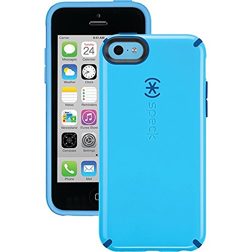 0848709014290 - SPECK PRODUCTS CANDYSHELL CASE FOR IPHONE 5C - RETAIL PACKAGING - LAGOON BLUE/DEEP SEA BLUE