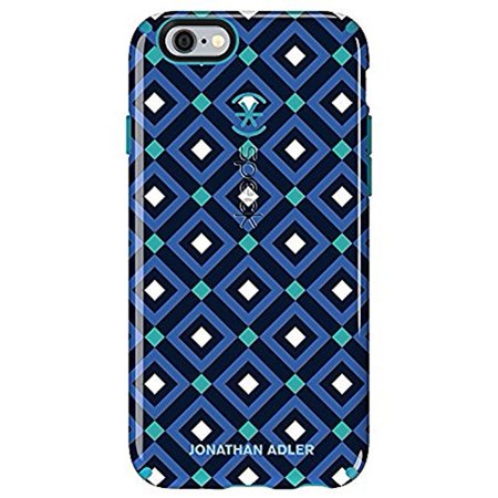 0848709027214 - SPECK PRODUCTS CANDYSHELL INKED JONATHAN ADLER CELL PHONE CASE FOR IPHONE 6/6S - RETAIL PACKAGING - BLUEGIO/PEACOCK GLOSSY