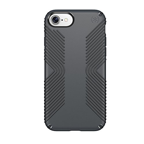 0848709036278 - SPECK PRODUCTS PRESIDIO GRIP CELL PHONE CASE FOR IPHONE 7 - GRAPHITE GREY/CHARCOAL GREY