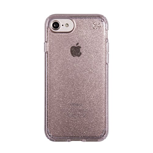 0848709037046 - APPLE IPHONE 7 SPECK PRODUCTS PRESIDIO GLITTER CLEAR CASE - ROSE PINK AND GOLD
