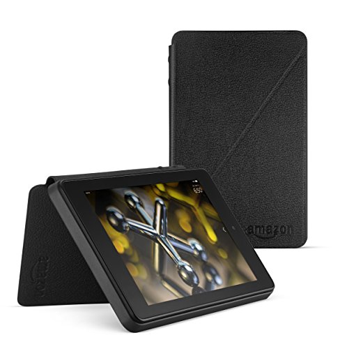 0848719047523 - STANDING LEATHER CASE FOR FIRE HD 6 (4TH GENERATION), BLACK