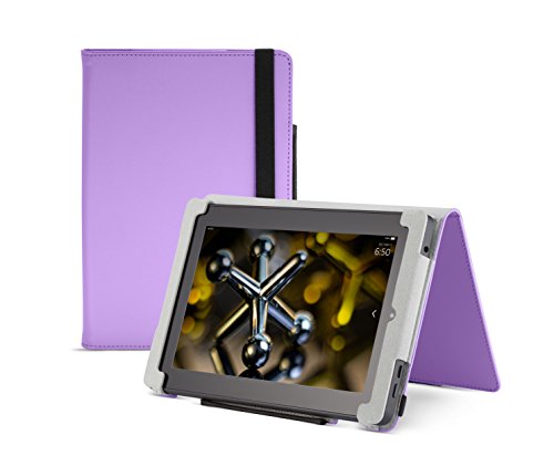 0848719053609 - FIRE HD 7 CASE (2014 MODEL), PURPLE, NUPRO, STANDING CASE, PROTECTIVE COVER (4TH GENERATION: 7)