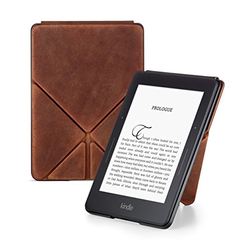 0848719055450 - LIMITED EDITION PREMIUM LEATHER ORIGAMI COVER FOR KINDLE VOYAGE