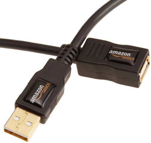 0848719055504 - AMAZONBASICS USB 2.0 EXTENSION CABLE - A-MALE TO A-FEMALE - 9.8 FEET (3 METERS)