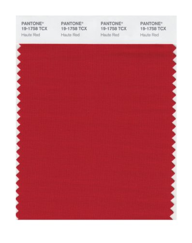 PANTONE 19-1758 TCX SMART COLOR SWATCH CARD, HAUTE RED - GTIN/EAN