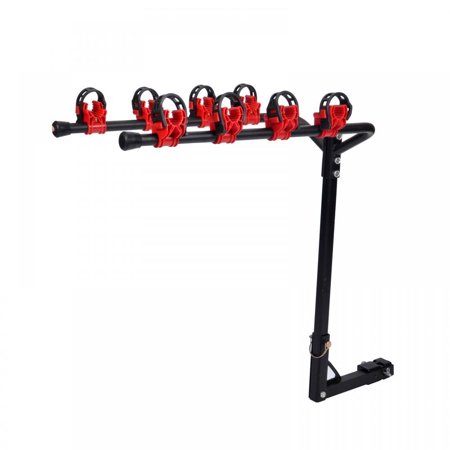 0848837007492 - 4 BICYCLE BIKE RACK BICYCLE HITCH MOUNT CARRIER CAR TRUCK AUTO RACKS SUV NEW