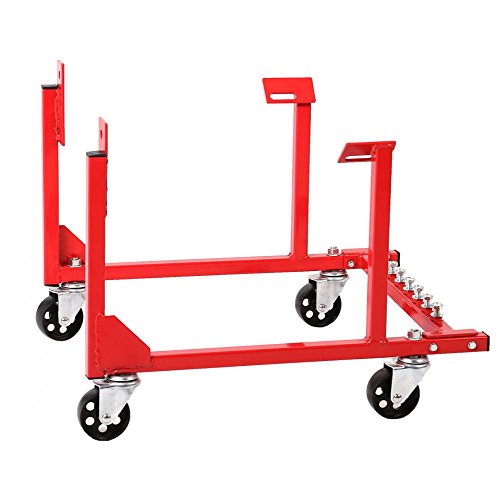 0848837010546 - NEW 1000LB ENGINE CRADLE STAND CHEVROLET CHEVY CHRYSLER WITH DOLLY WHEELS