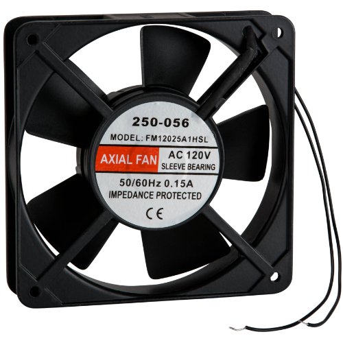 0848864007342 - MUFFIN STYLE AXIAL COOLING FAN 120 VAC 120 X 120 X 25MM 45 CFM