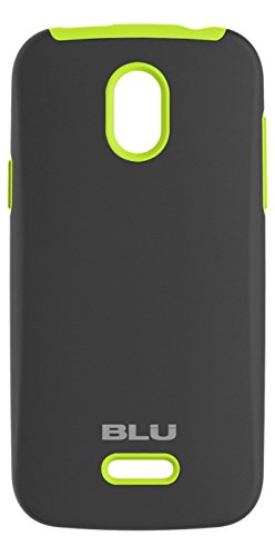 0848958014263 - BLU ARMORFLEX PC+SILICON CASE FOR NEO 4.5 - CARRYING CASE - RETAIL PACKAGING - BLACK+NEONYELLOW