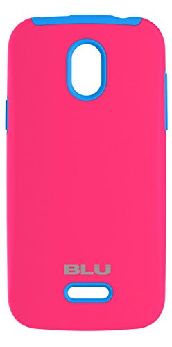 0848958014270 - BLU ARMORFLEX PC+SILICON CASE FOR NEO 4.5 - CARRYING CASE - RETAIL PACKAGING - NEON PINK+BLUE