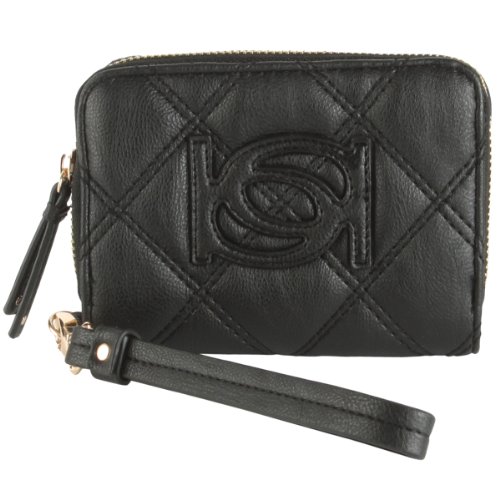 0849153001928 - BEBE QUILTED LILY WRISTLET-BLACK