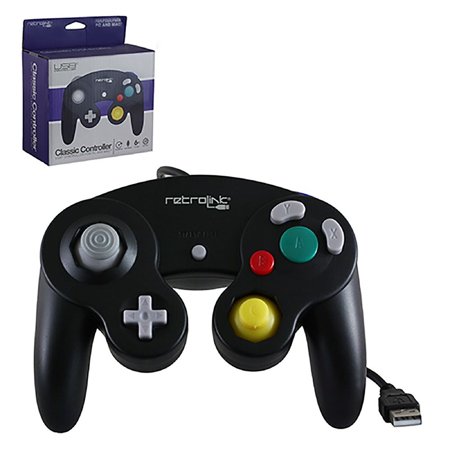 0849172002722 - RETRO LINK GAMECUBE STYLE USB WIRED CONTROLLER