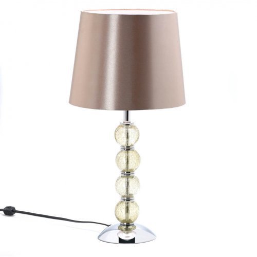 0849179015787 - FA DECORS CHIC CONTEMPORARY GLASS ORB TABLE LAMP