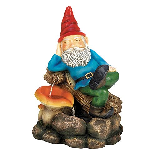 0849179023430 - HOME DECOR RELAXING GNOME WATER FOUNTAIN