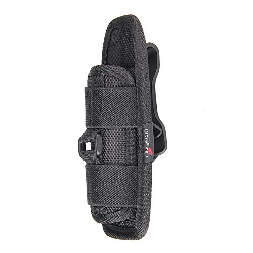 0849248010613 - ULTRAFIRE FLASHLIGHT HOLSTER FOR TACTICAL TORCH,NYLON DUTY FLASHLIGHT HOLDER WITH 360 DEGREES ROTATABLE CLIP LONG TYPE (1 PCS)
