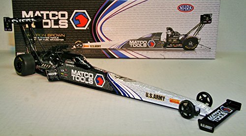 0849398009055 - 2015 ANTRON BROWN MATCO TOOLS NHRA TOP FUEL DRAGSTER 1/24TH SCALE DIECAST REPLICA