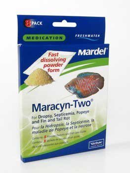 0084942021156 - MARACYN TWO POWDER PACKET FRESHWATER FISH MEDICATION 8 PACK