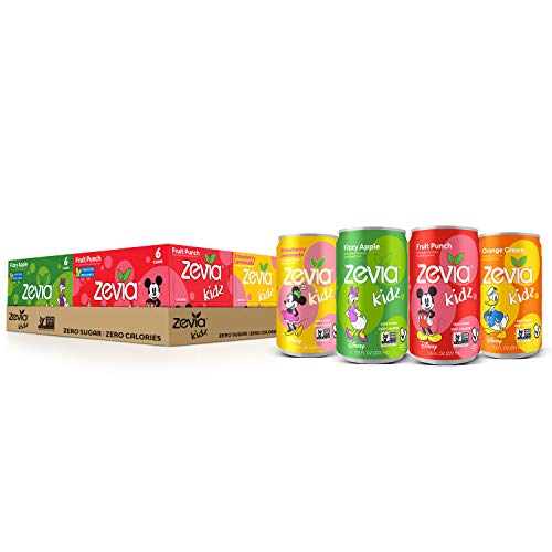 0849429002161 - ZEVIA KIDZ VARIETY PACK, 7.5 OZ CANS (PACK OF 24)