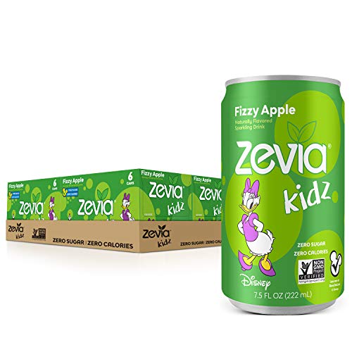 0849429002192 - ZEVIA KIDZ, FIZZY APPLE, 7.5 OUNCE CANS (PACK OF 24)