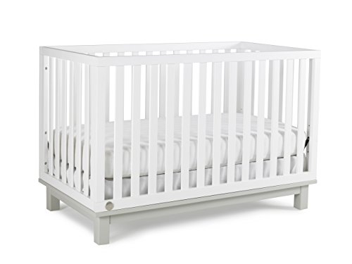 0849451018932 - FISHER-PRICE RILEY 3-IN-1 CONVERTIBLE CRIB, SNOW WHITE/MISTY GREY