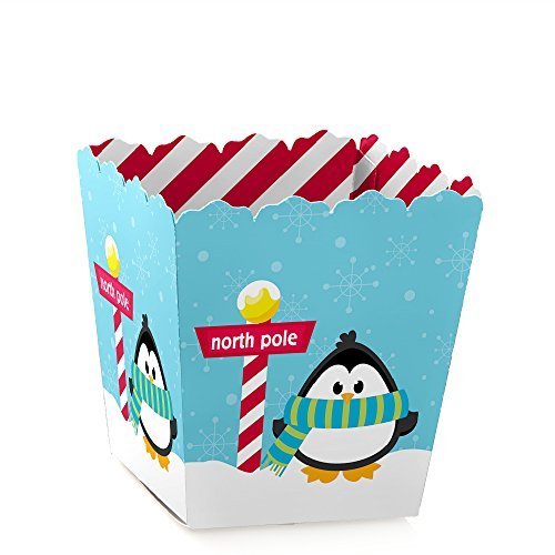 0849563035322 - HOLLY JOLLY PENGUIN - HOLIDAY PARTY CANDY BOXES PARTY FAVORS (SET OF 12)