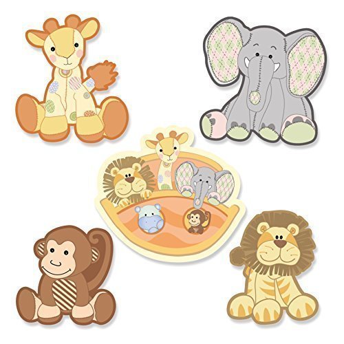 0849563056020 - NOAH'S ARK - DIY SHAPED PARTY CUT-OUTS - 24 COUNT