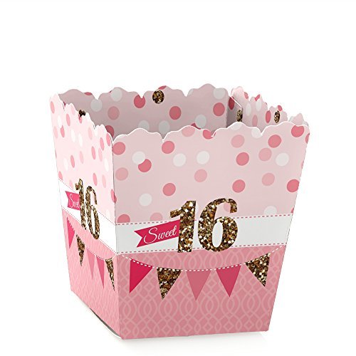 0849563072488 - SWEET 16 - CANDY BOXES PARTY FAVORS (SET OF 12)