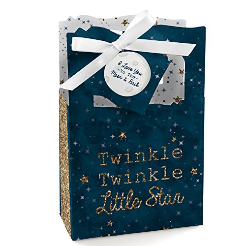 0849563072983 - TWINKLE TWINKLE LITTLE STAR - PARTY FAVOR BOXES - SET OF 12