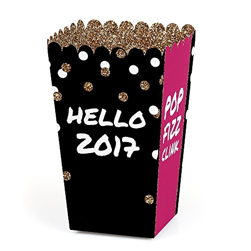 0849563098181 - POP, FIZZ, CLINK! - NEW YEAR'S EVE PARTY FAVOR POPCORN BOXES - SET OF 12
