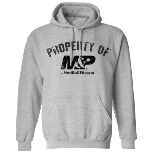 0849623001960 - M&P BY SMITH & WESSON SWEATSHIRT HOODIE GRAY X-LARGE