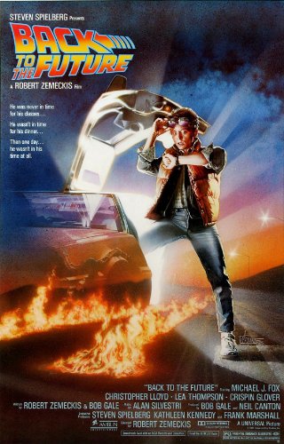 0849628095896 - BACK TO THE FUTURE MOVIE (MICHAEL LOOKING AT WATCH) POSTER PRINT
