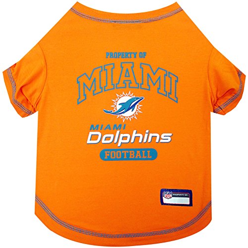 0849790061002 - PETS FIRST NFL MIAMI DOLPHINS PET TEE SHIRT, X-LARGE