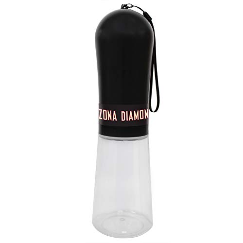 0849790121546 - MLB DOG WATER BOTTLE - ARIZONA DIAMONDBACKS BASEBALL PET WATER BOTTLE. BEST CAT WATER BOTTLE. WATER FOUNTAIN DISPENSER FOR DOGS & CATS, 13.5OZ. COOL PET TRAVEL WATER BOTTLE WITH 2 CARBON WATER FILTER