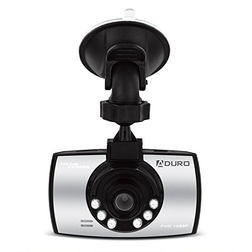 0849813010000 - ADURO® U-DRIVE PLUS HD 1080P DVR DASH VIDEO & AUDIO CAMCORDER, IGNITION MOTION & VIBRATION DETECTION, LOW LIGHT COMPENSATION, 5MP PHOTO, 135° WIDE-ANGLE LENS, ROTATING ARM, AUTO ON/OFF, LOOP RECORDING
