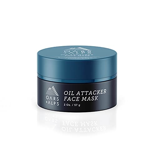 0850000026322 - OARS + ALPS OIL ATTACKER FACE MASK SKIN CARE, FACIAL CLEANSER MADE WITH KAOLIN CLAY AND NIACINAMIDE, 2 OZ