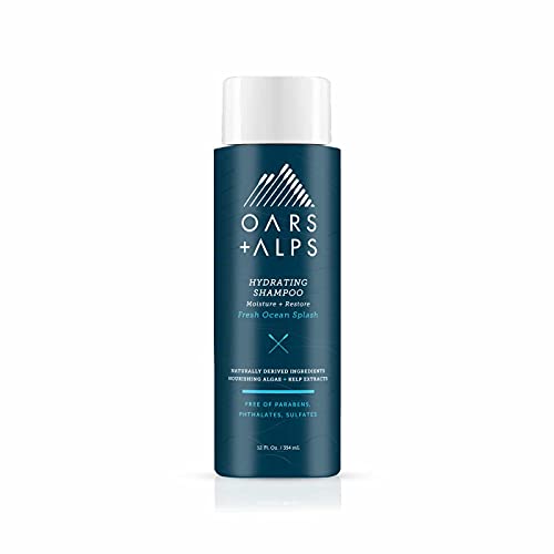 0850000026612 - OARS + ALPS MENS NATURAL SULFATE FREE HAIR SHAMPOO, MADE WITH KELP AND ALGAE EXTRACTS, FRESH OCEAN SPLASH, 12 FL OZ