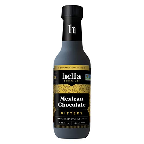 0850001070331 - HELLA COCKTAIL CO. | MEXICAN CHOCOLATE BITTERS, 5 OZ | CRAFT COCKTAIL BITTERS MADE WITH REAL COCOA AND WHOLE SPICES - CHILE DE ARBOL, COFFEE, GENTIAN ROOT |PERFECT FOR HOLIDAY COCKTAIL RECIPES