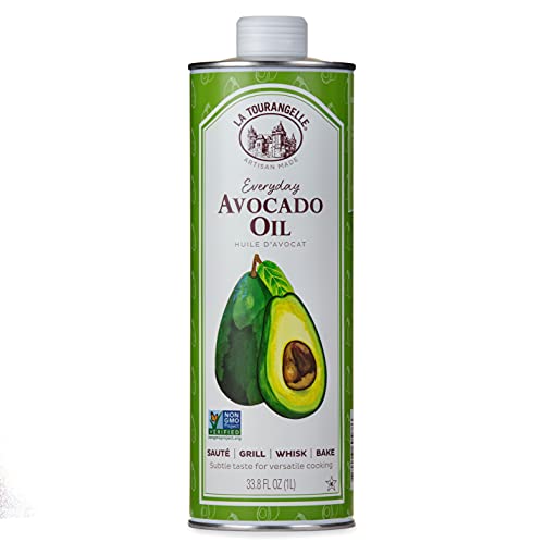 0850003695686 - LA TOURANGELLE, EVERYDAY AVOCADO OIL, HIGH-HEAT COOKING, GRILLING, BAKING, AND FRYING OIL, NON-GMO, MOISTURIZING & DELICATE ON SKIN, HANDCRAFTED FROM PREMIUM AVOCADOS, 33.8 FL OZ