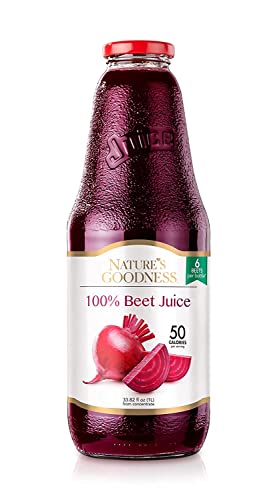0850007533823 - NATURES GOODNESS BEET JUICE - 33.82 FL OZ 1(L) - 4 PACK - 4 L (100% NATURAL, GMO FREE, NO COLORS, NO PRESERVATIVES, GLUTEN FREE, NO ADDED SUGAR, ETHICALLY SOURCED)