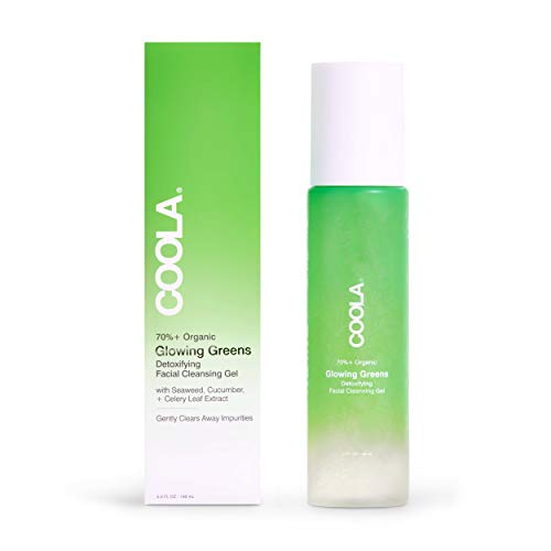 0850008613302 - COOLA ORGANIC GLOWING GREENS FACIAL CLEANSER, SKIN BARRIER PROTECTION AND CARE WITH ALOE VERA JUICE, 5 FL OZ